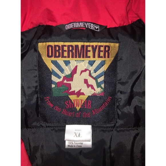 Obermeyer Skiwear Men’s Full Zip Hooded Winter Snow Jacket Size XL - Picture 11 of 14